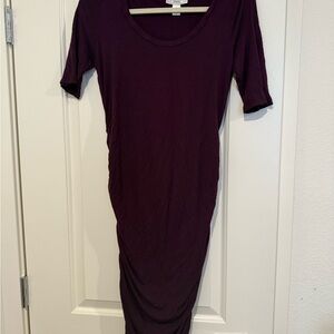 Motherhood Maroon Dress